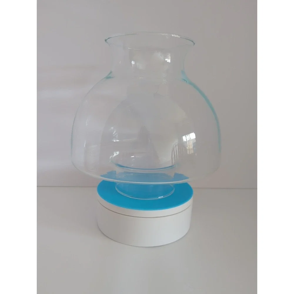 Vintage Towle Gailstyn Sutton Hurricane Votive Candle Lamp Glass Dome Japan MCM